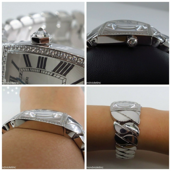 RESERVED CARTIER LA DONA 29MM DIAMOND 18K WHITE GOLD LADIES WATCH